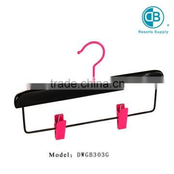 Black luxury model wooden hanger