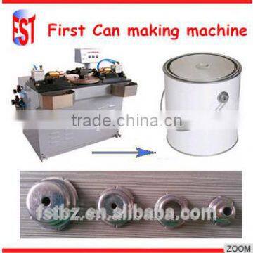 Automatic tin can spot welding machine