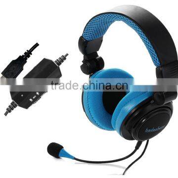 7.1 Simulated surround sound stereo Gaming Headphone with mic For PC foldable overhead headset