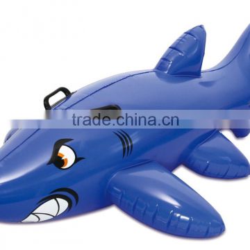 PVC shark ride on inflatable animal