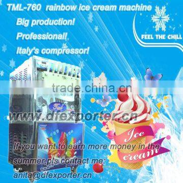 indoor TML760 make ice cream machine on sale with high quality