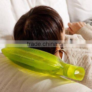 PVC hot water bottle green color