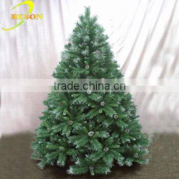 Wholesale artificial PVC christmas tree with LED light for christmas decorations