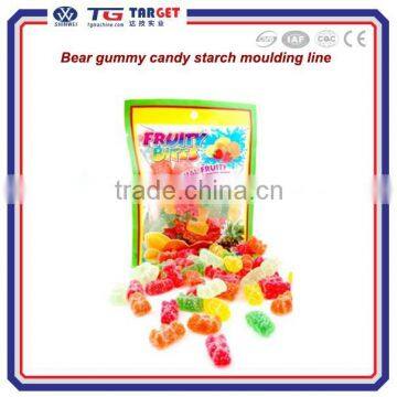 Bear gummy candy starch moulding line