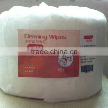 Spunlace nonwoven skin care soft cleaning dry wet wipes