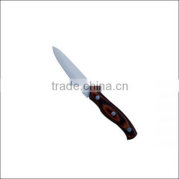 Ceramic Wooden Handle with rivet Paring knife 4 inch blade