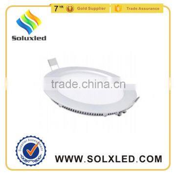 High brightness 6w slim round led panel light