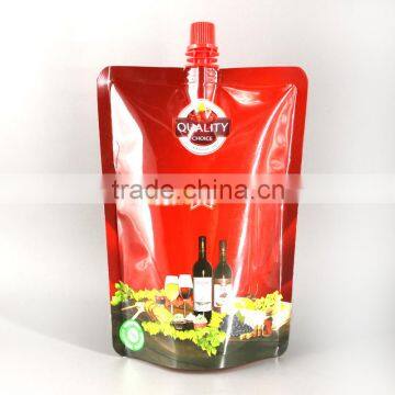 2016 Top Sale High Quailty Liquid Stand Up Pouch With Spout