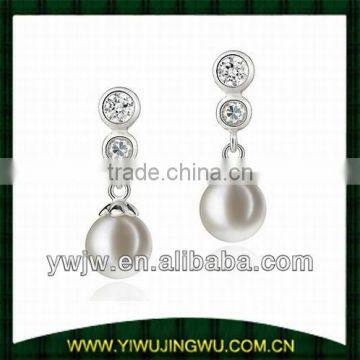 Top Fashion Latest Design Of Pearl Earring Designs (JW-G6043)