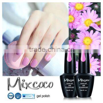 2016 Mixcoco nail polish/gel polish/ gel nail polishes/nail gel polish/gel nail polish