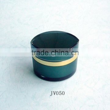 eye-shaped cosmetic SAN jar for personal care