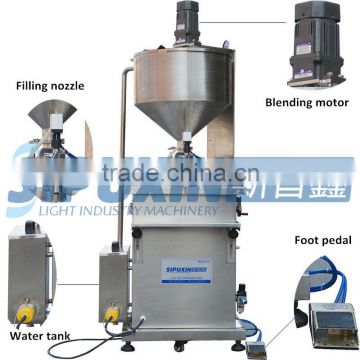 SPX-Pneumatic heating mixing filling machine for cosmetic cream