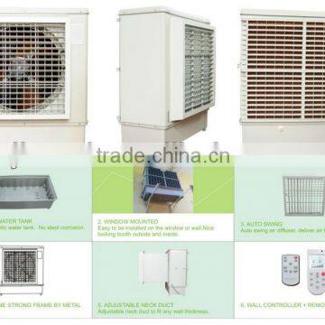 wholesale Desert cooler, Window air coolers ,Large airflow 7500cmh,Auto Swing,Remote control