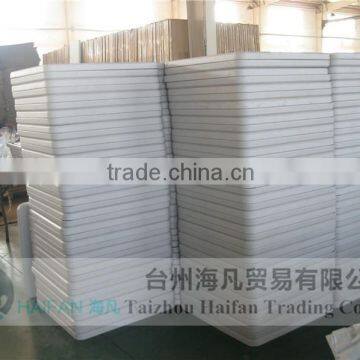 High Durable Blow Molding PE 2FT White Square Folding Dining Table /hot Sell Square Plastic Dining Room Table photo-5