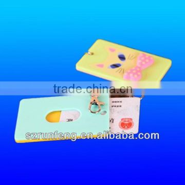 Multi-function hard plastic card holder