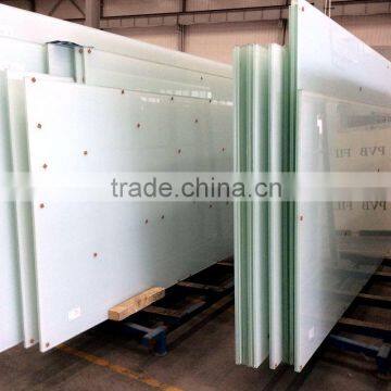 SGP laminated glass, safety glass, bullet proof glass, explosion proof glass, porceilain white ceramic full covered.