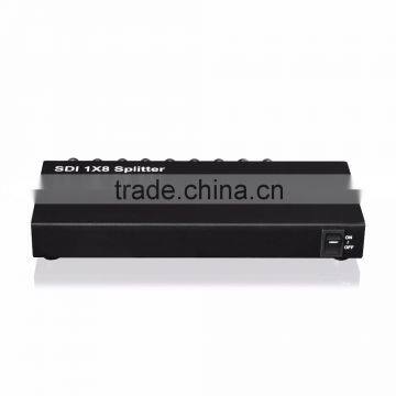 China suppliers SDI 1X8 Splitter supports 3G-SDI, HD-SDI, SD-SDI