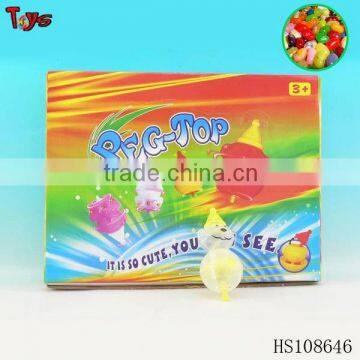 cartoon flash top toy with light