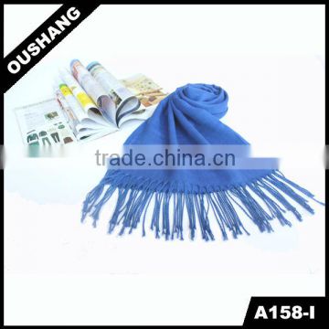 A158-I Natural Blue Scarf And Shawl