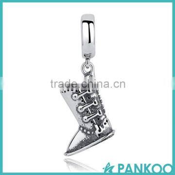 2016 Winter Collection 925 Sterling Silver Boots Shoes Pendant Charms fit DIY Bracelets