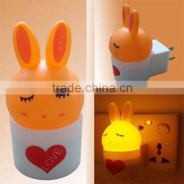 Triggering LED night lamp