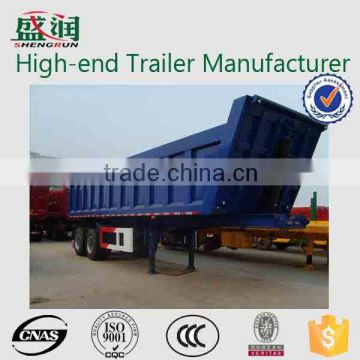 Tip lorry dump truck trailer from shengrun semi-trailer factory