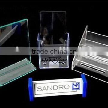 acrylic table display stand menu holder