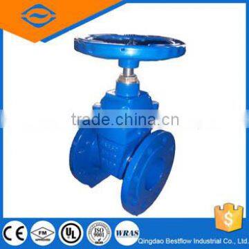 flange end gate valve resilent seat