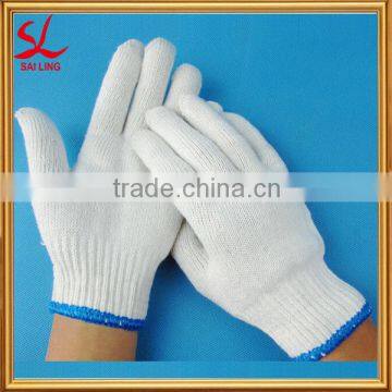 China Supplier Working Cotton Glove Protective White Hand Gloves