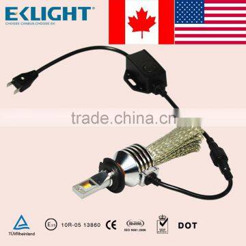 Emark TUV ISO CE approved EKLIGHT Smart canbus high power led headlight bulb h7