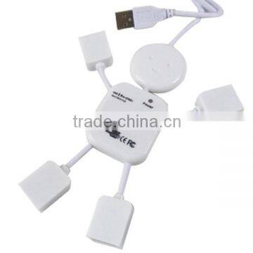 Small USB Four Port HUB USB2.0 USB Extension Splitter Dragging Quarters Line For Car Household Free Shipping photo-4