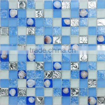 ice crackle glass mosaic