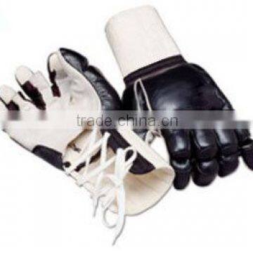 Half Finger Grappling Gloves Made of Genuine Leather