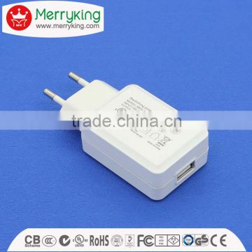 PE bag or White paper box dc 5v usb charger 1.2a 1a 1.5a 2a with pse ul ce