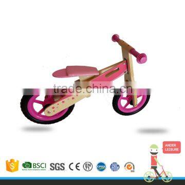 2016 best wooden balance bike for 3-5 year learning bike first bike wooden bicycle