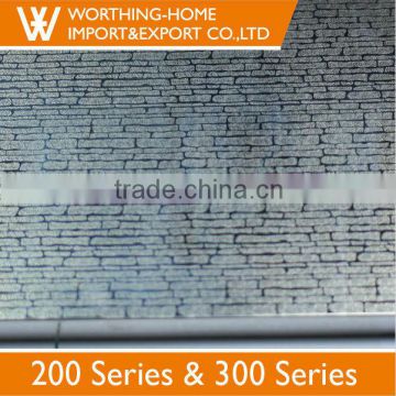 Latest Popular 201 Embossed Stainless Metal Panels Bulk Buy from China