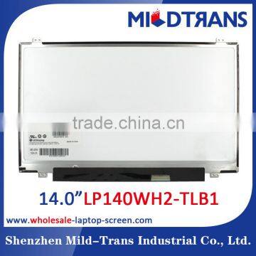 china laptop parts wholesaler! 14.0 inch laptop lcd display for LP140WH2-TLB1 replacement