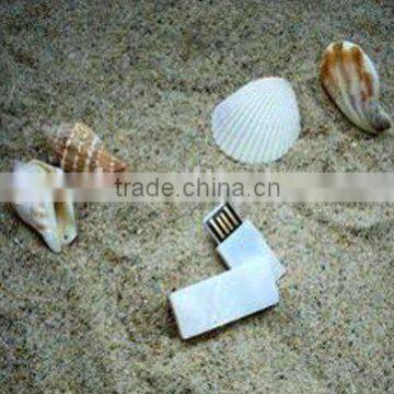 Natural shell pendrive for gift