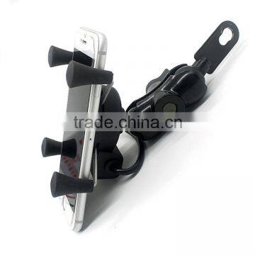 Universal X-Grip Motorcycle Scooter Cell Phone Cradle Holder, 12V USB Car Charger for IPhone Samsung HTC Sony Smart Phones photo-5