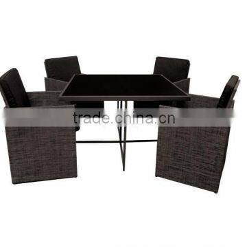 Mesh fabric cube dining set furniture