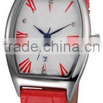 Square Shape Leather Watch Women