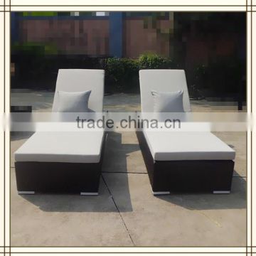 double poolside outdoor sun loungers (F81)