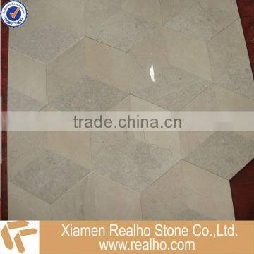 cream hexagonal marble hexagon floor tile