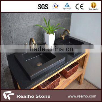 Chinese Black Granite Double Sink