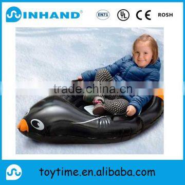 high quality cold-resistant winter sports towable pvc inflatable snow tube for kids/ promotional heavy duty inflatable snow sled