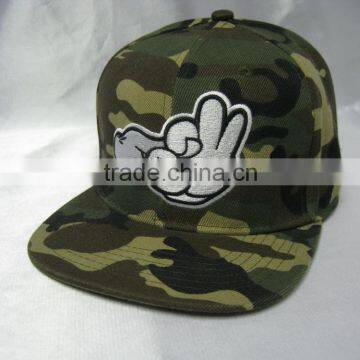 Children military cap with cotton material