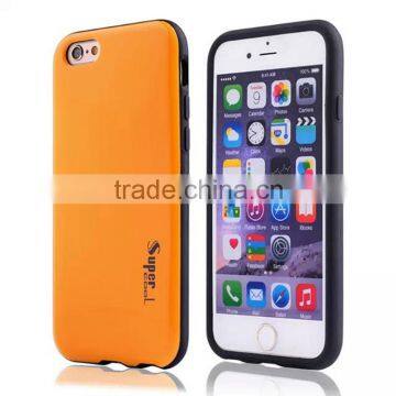 Guangzhou Factory Price Fashion Cell Phone Case Cover TPU+PC Gloss Finish 10 Color Mobile Phone Shell For IPhone 6 / 6S Plus photo-5