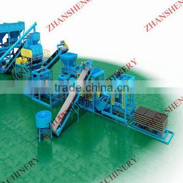 QT6-15 Hollow block forming machine production line