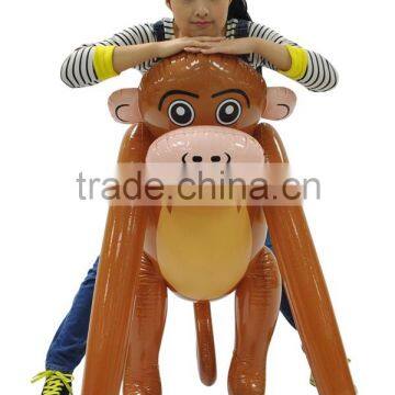Cute PVC Inflatable Monkey Character Carton Toys Maker photo-3