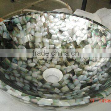 Indian Sea Shell Mother Of Pearl Sink Bowl